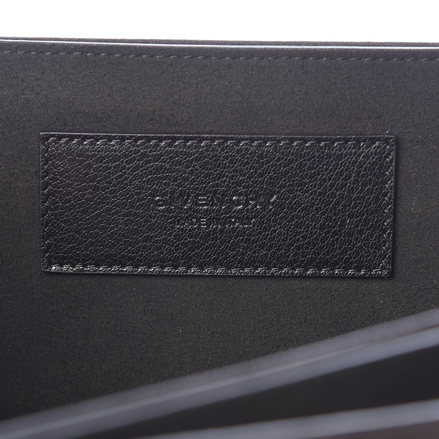 Goatskin Suede Large GV3 Flap Black Grey