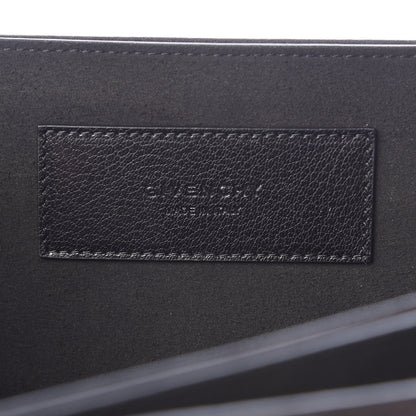Givenchy Goatskin Suede Large GV3 Flap Black Grey 6 of 15