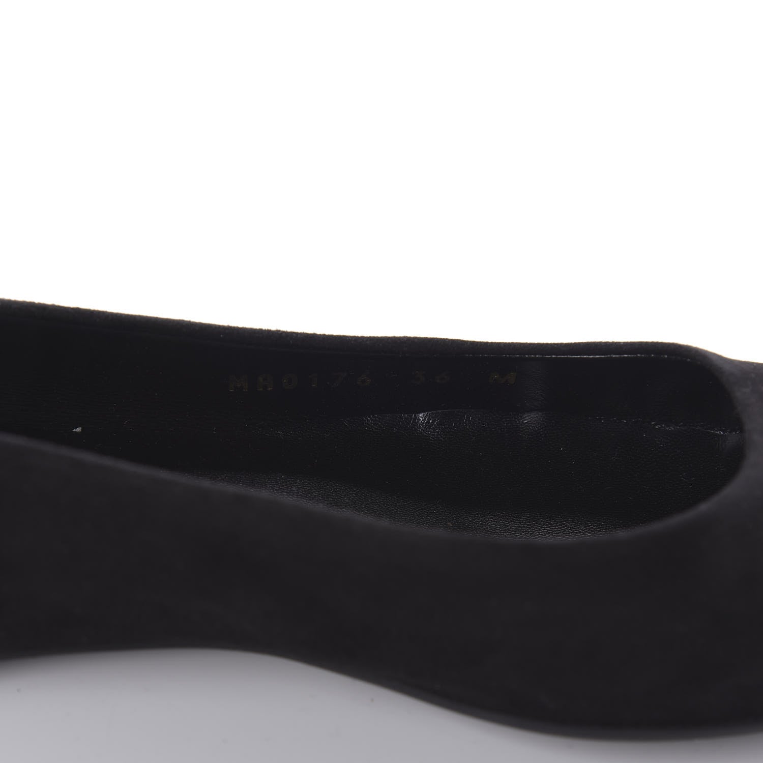 Louis Vuitton Suede Monogram Uniformes Ballet Flats 36 Black 8 of 8