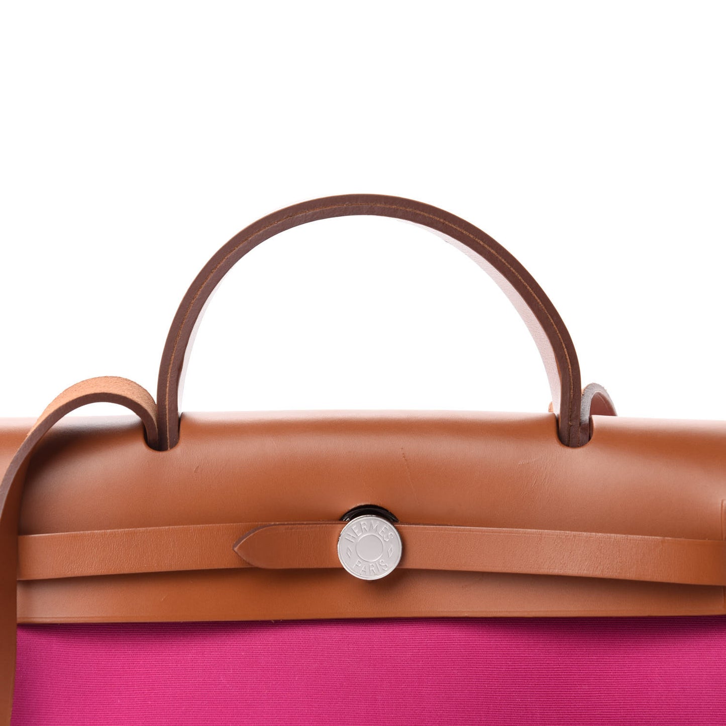 Vache Hunter Toile Herbag Zip 31 PM Magnolia Fauve