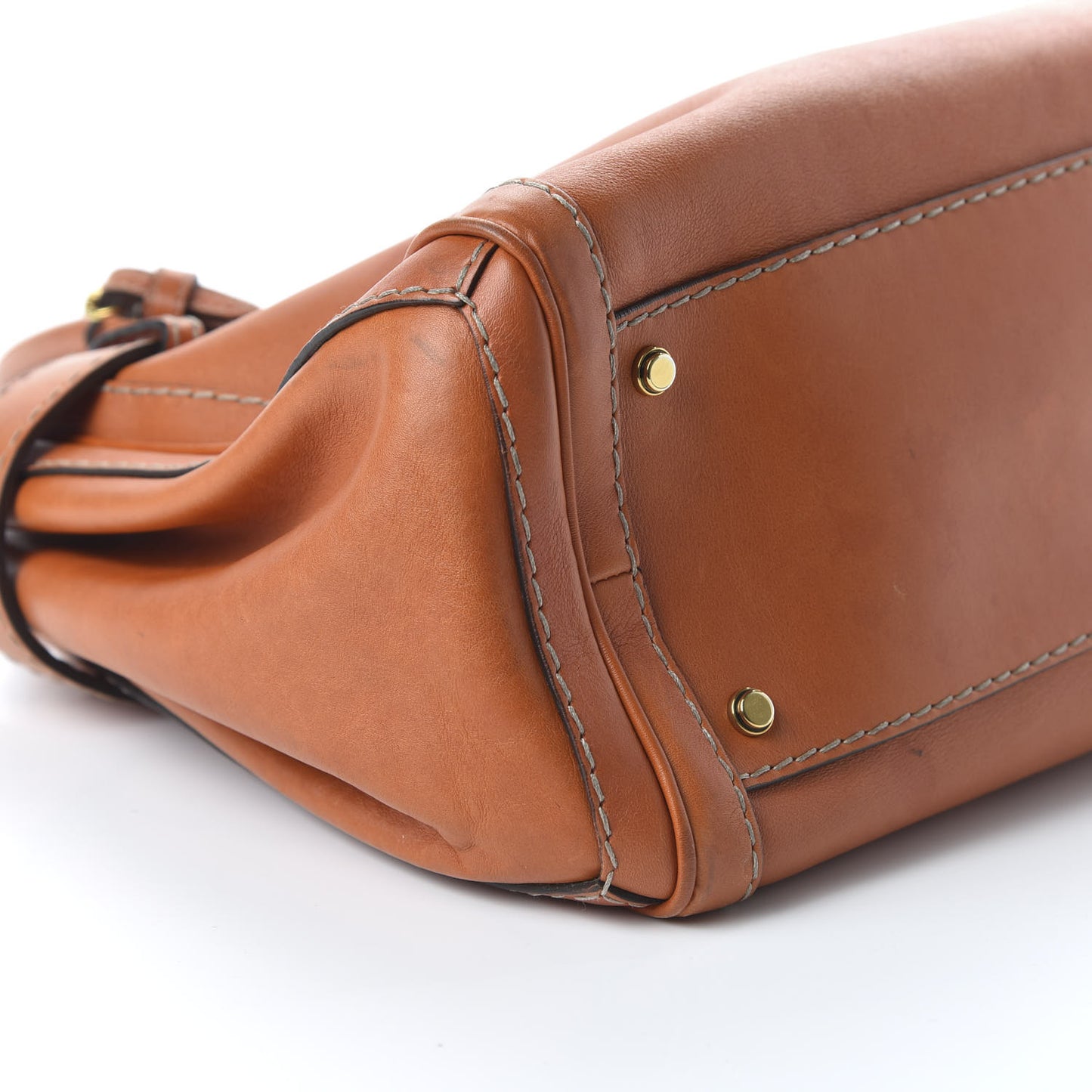 Calfskin Medium GG Running Tote Orange