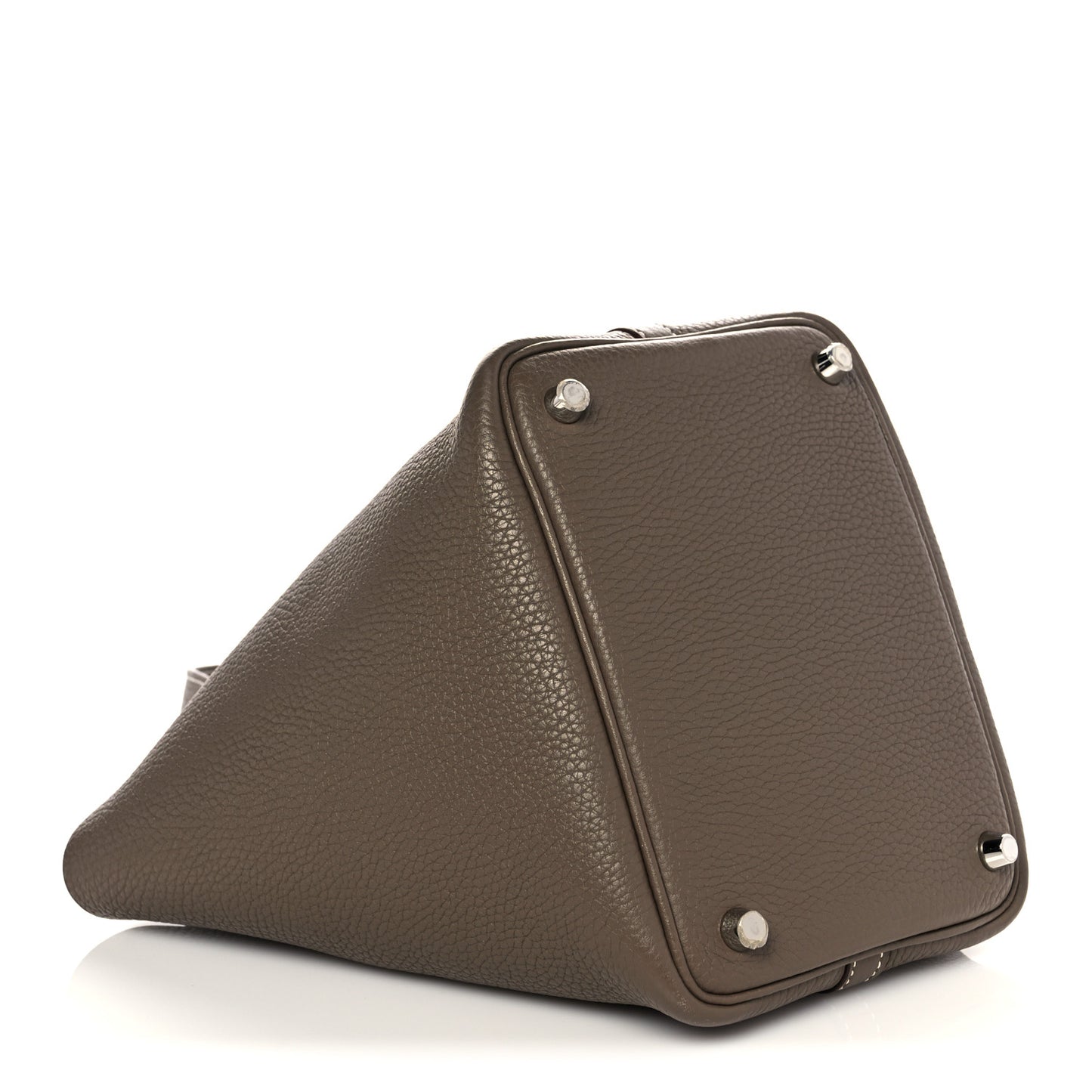 Taurillon Clemence Picotin Lock 18 PM Etoupe