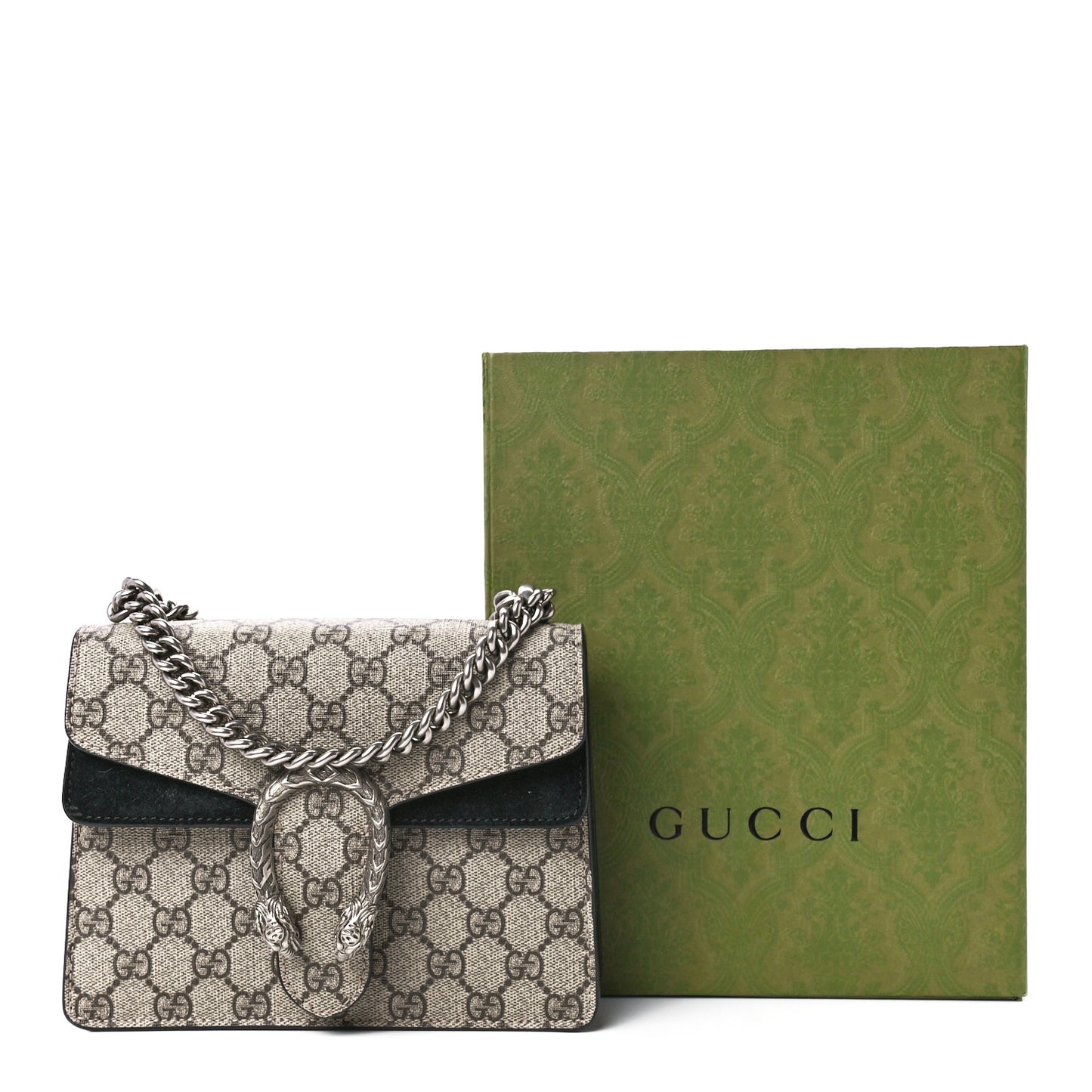 GG Supreme Monogram Mini Dionysus Shoulder Bag Black