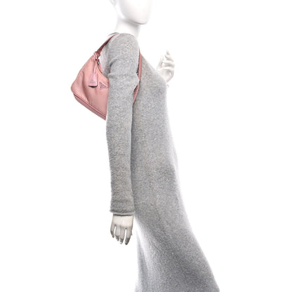 Prada Tessuto Nylon Saffiano Mini Re-Edition 2000 Bag Rosa 2 of 10