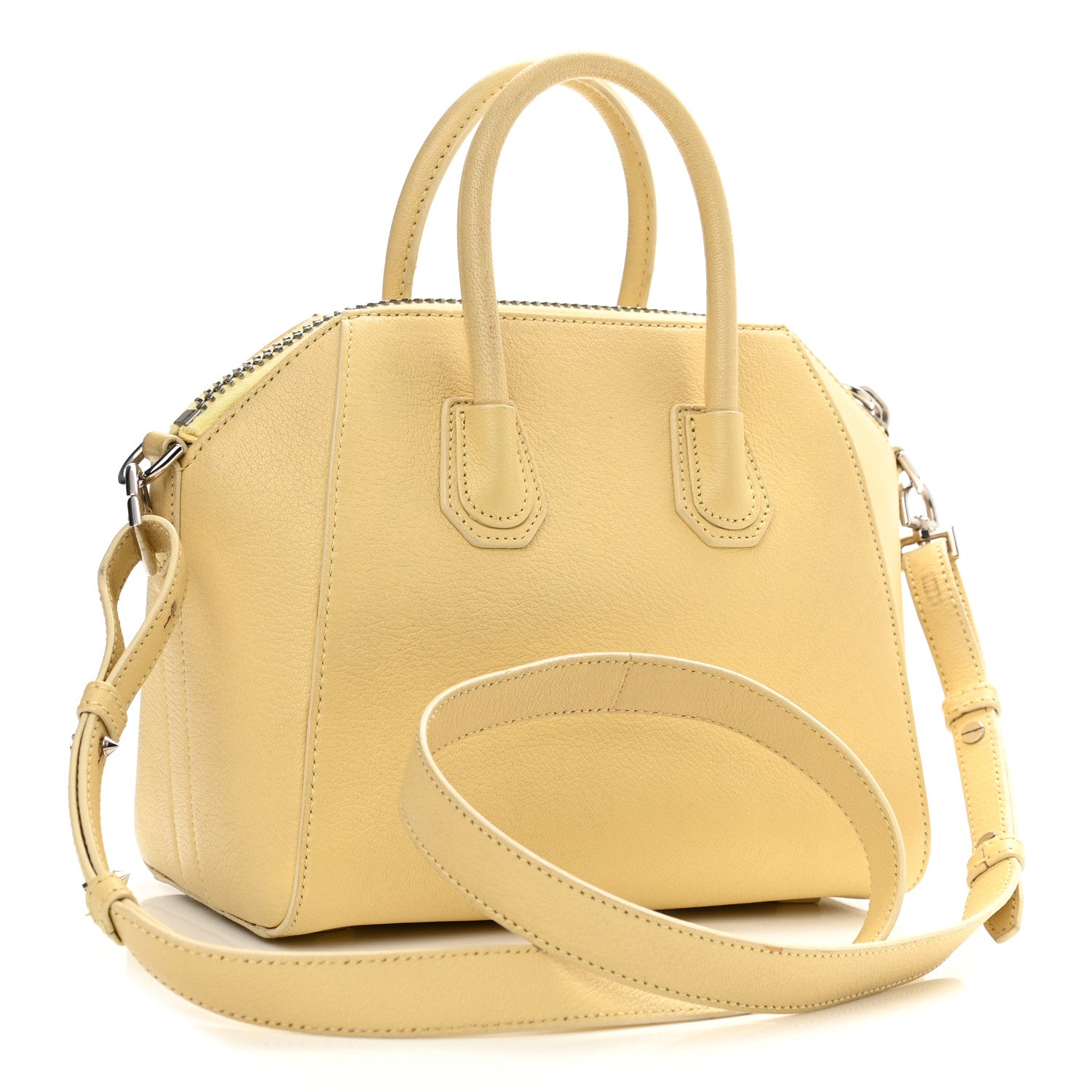 Givenchy Sugar Goatskin Mini Antigona Yellow 3 of 17