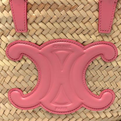 Celine Raffia Calfskin Triomphe Teen Panier Lipstick 7 of 9