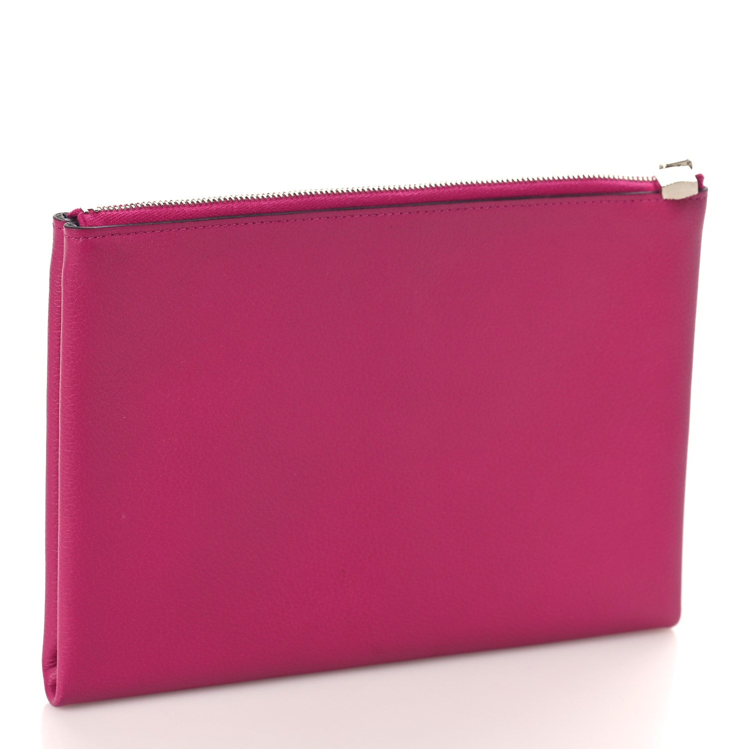 Hermes Evercolor Atout Pouch Rose Pourpre Bleu Saphir 3 of 9