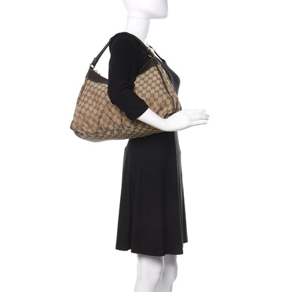Gucci Monogram Large D Gold Hobo 2 of 16