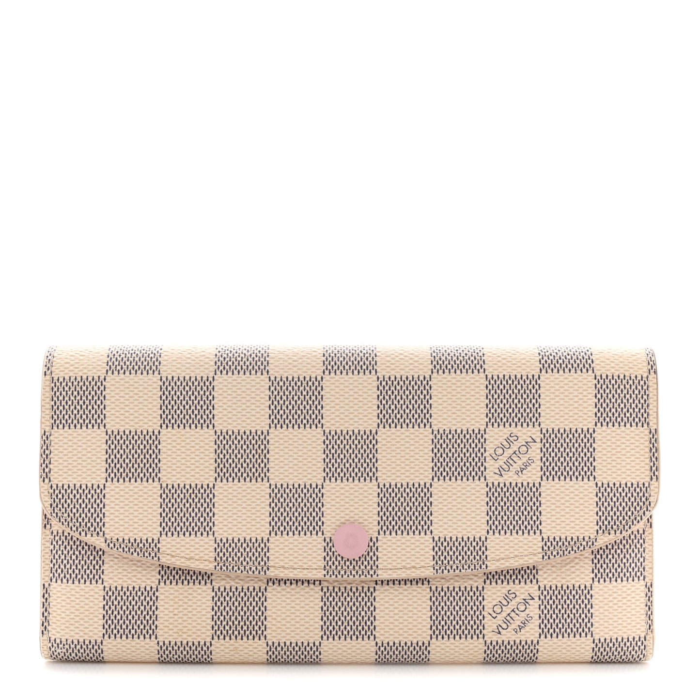 Damier Azur Emilie Wallet Rose Ballerine