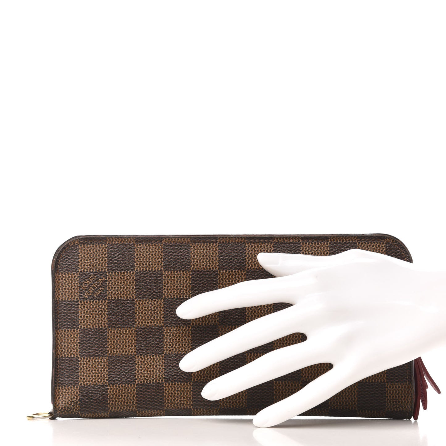 Damier Ebene Insolite Wallet Red