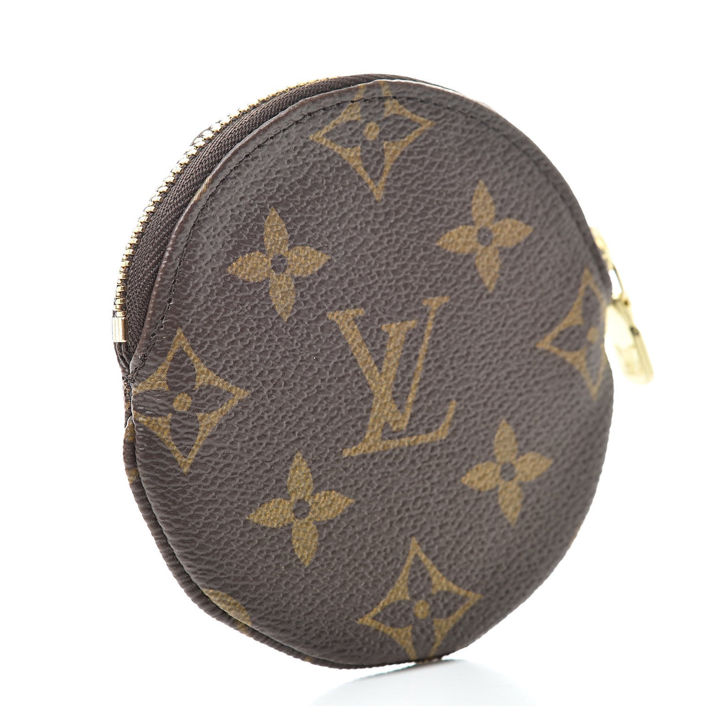 Monogram 2019 Christmas Animation Round Coin Purse Blue