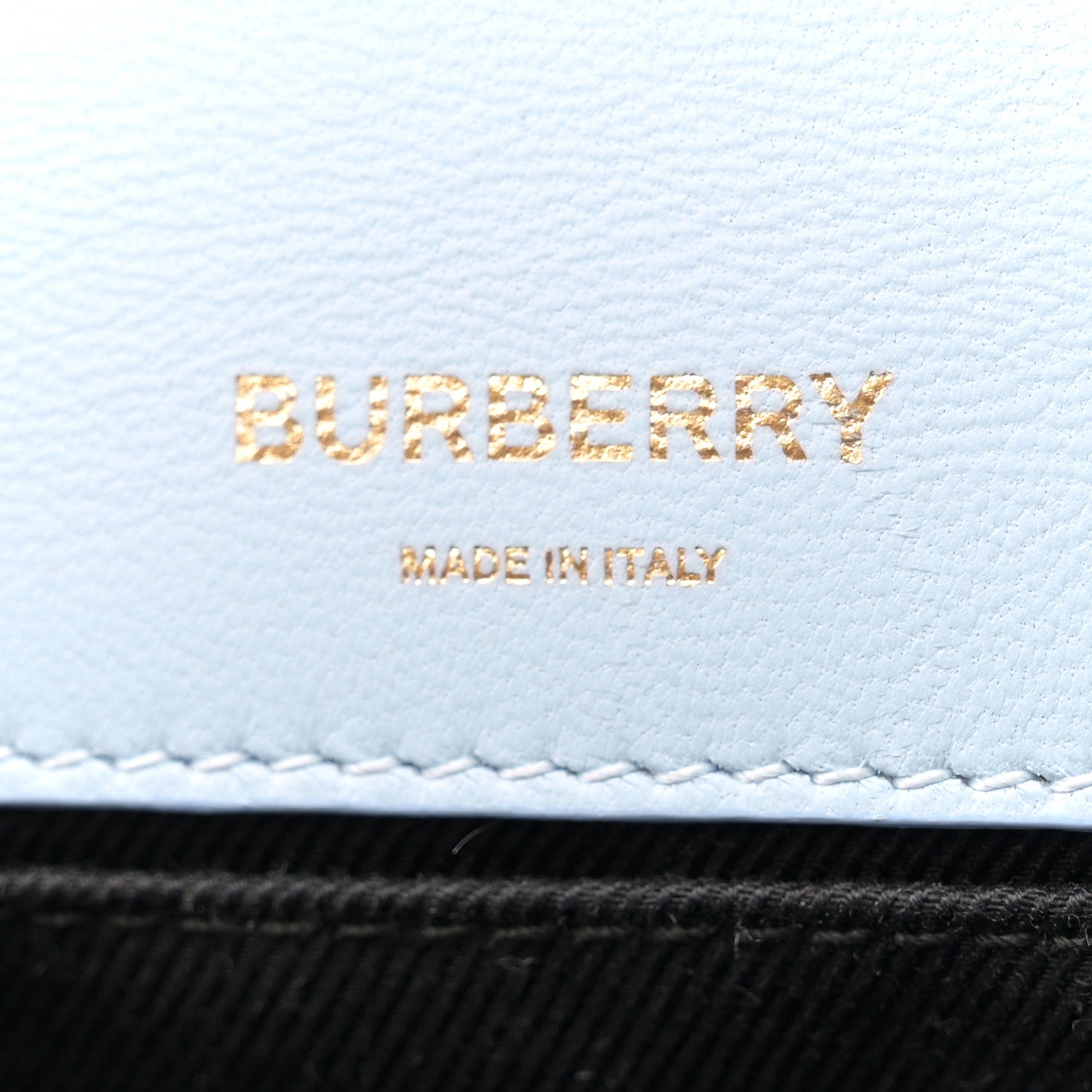 Burberry Lambskin Quilted Small Lola Bag Pale Blue 6 of 10