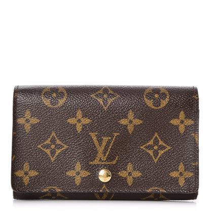 Louis Vuitton Monogram Porte-Monnaie Billets Tresor Wallet 1 of 10