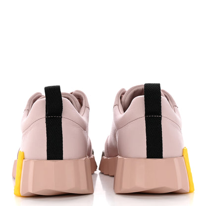 Hermes Suede Goatskin Bouncing Sneakers 36 Rose Porcelaine 5 of 11