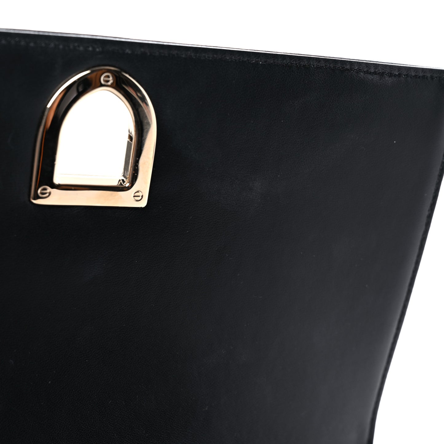 Lambskin Studded Medium Diorama Flap Bag Black
