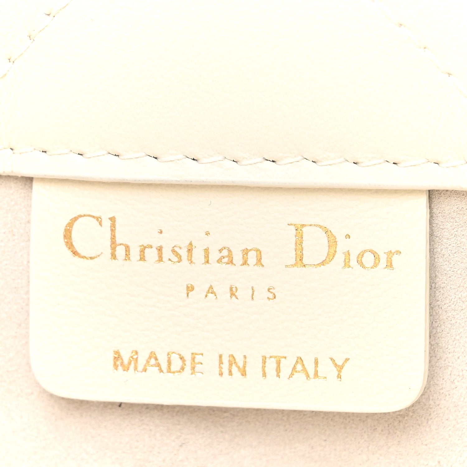 Christian Dior Calfksin Macrocannage Mini Book Tote White 6 of 12