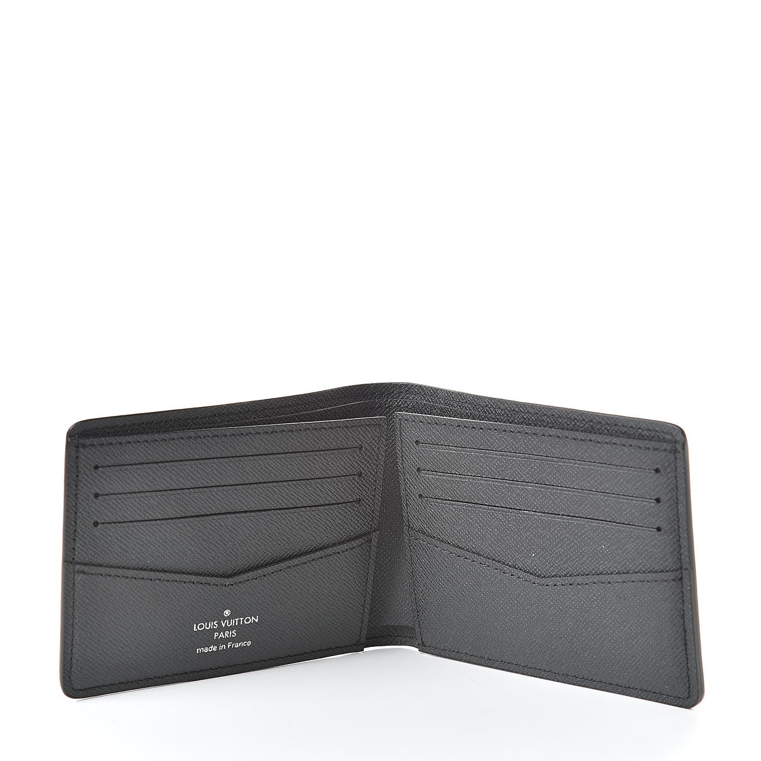 Louis Vuitton Taiga Slender Wallet Black 5 of 9