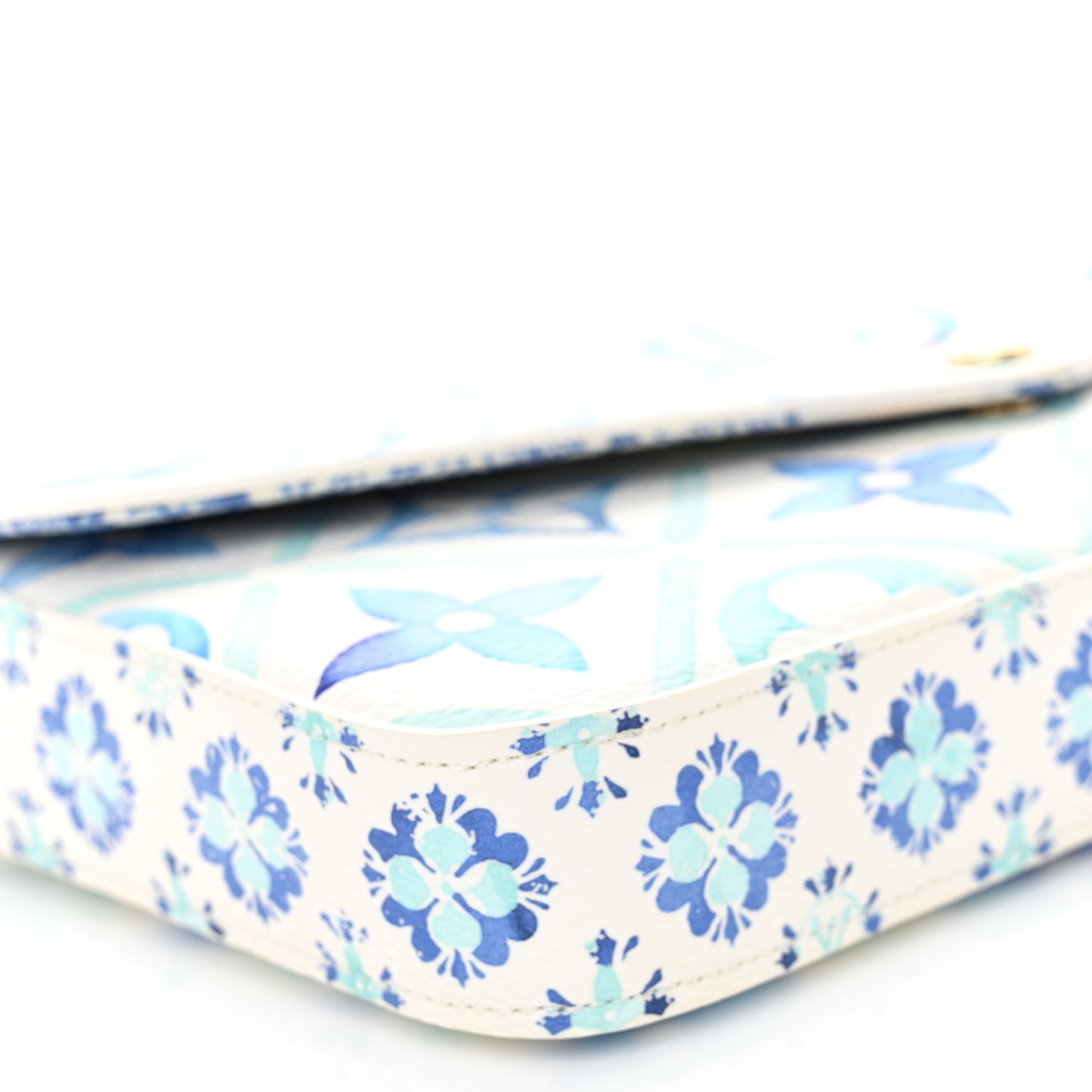 Monogram Giant By The Pool 2.0 Felicie Pochette Chain Wallet Lagoon Blue