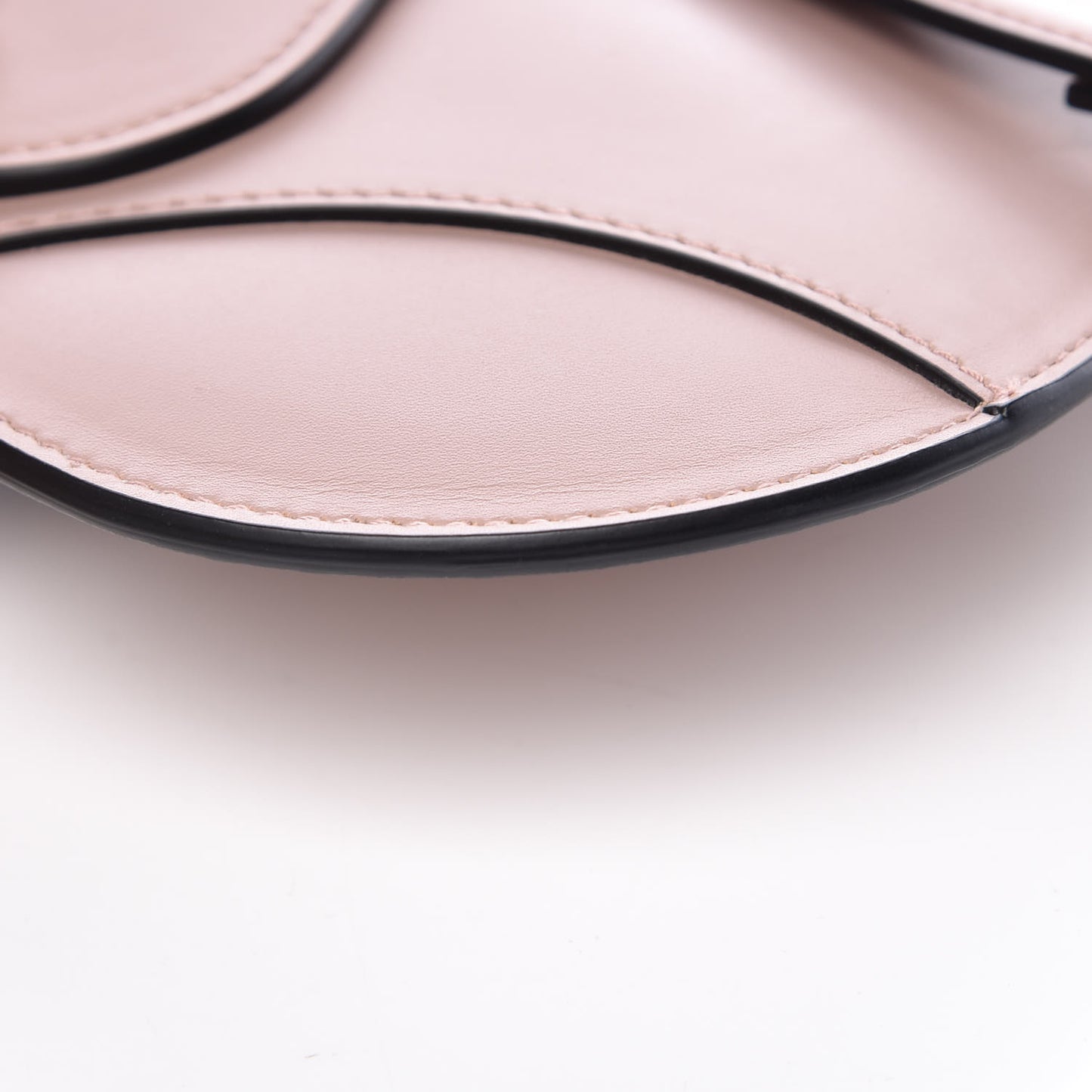 Calfskin Saddle Belt Bag Blush Pink