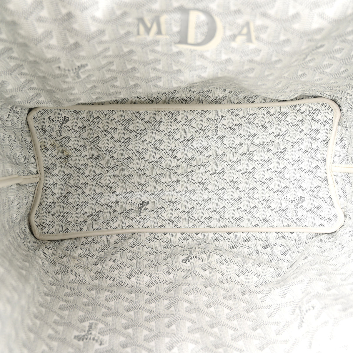 Goyard Goyardine Reversible Anjou PM White 9 of 21
