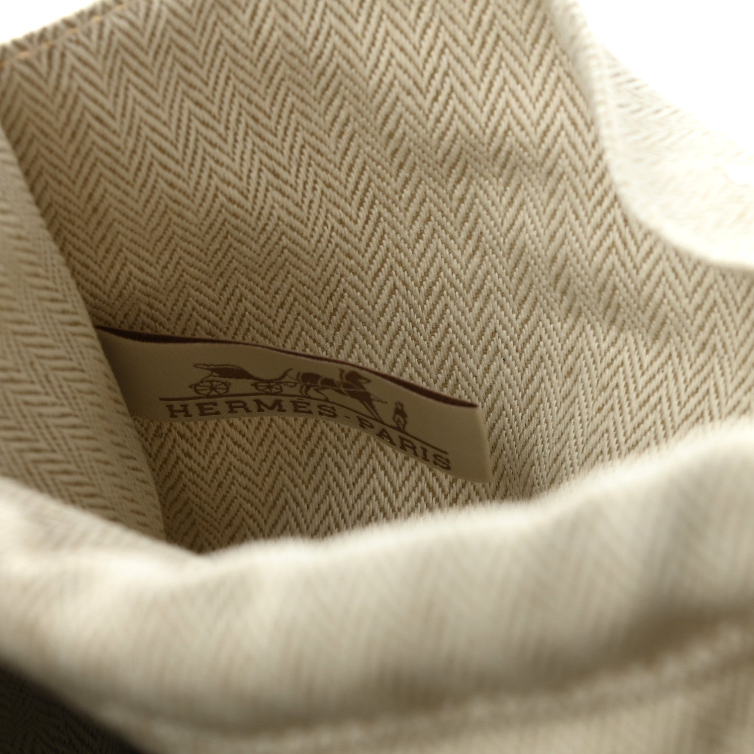 Hermes Canvas Barenia Fourbi 20 PM Pouch Naturel Fauve 6 of 11