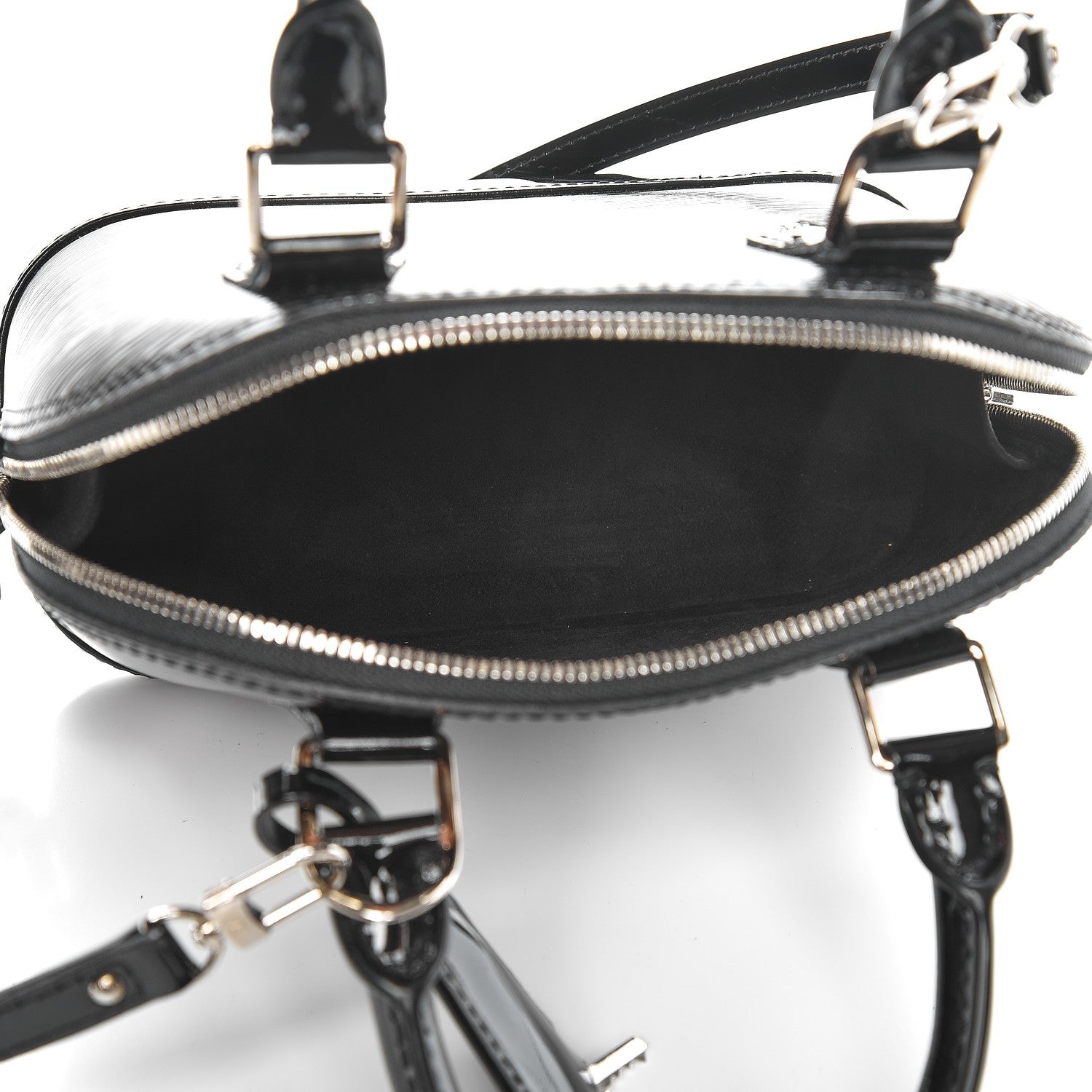 Louis Vuitton Epi Electric Alma BB Black 5 of 8
