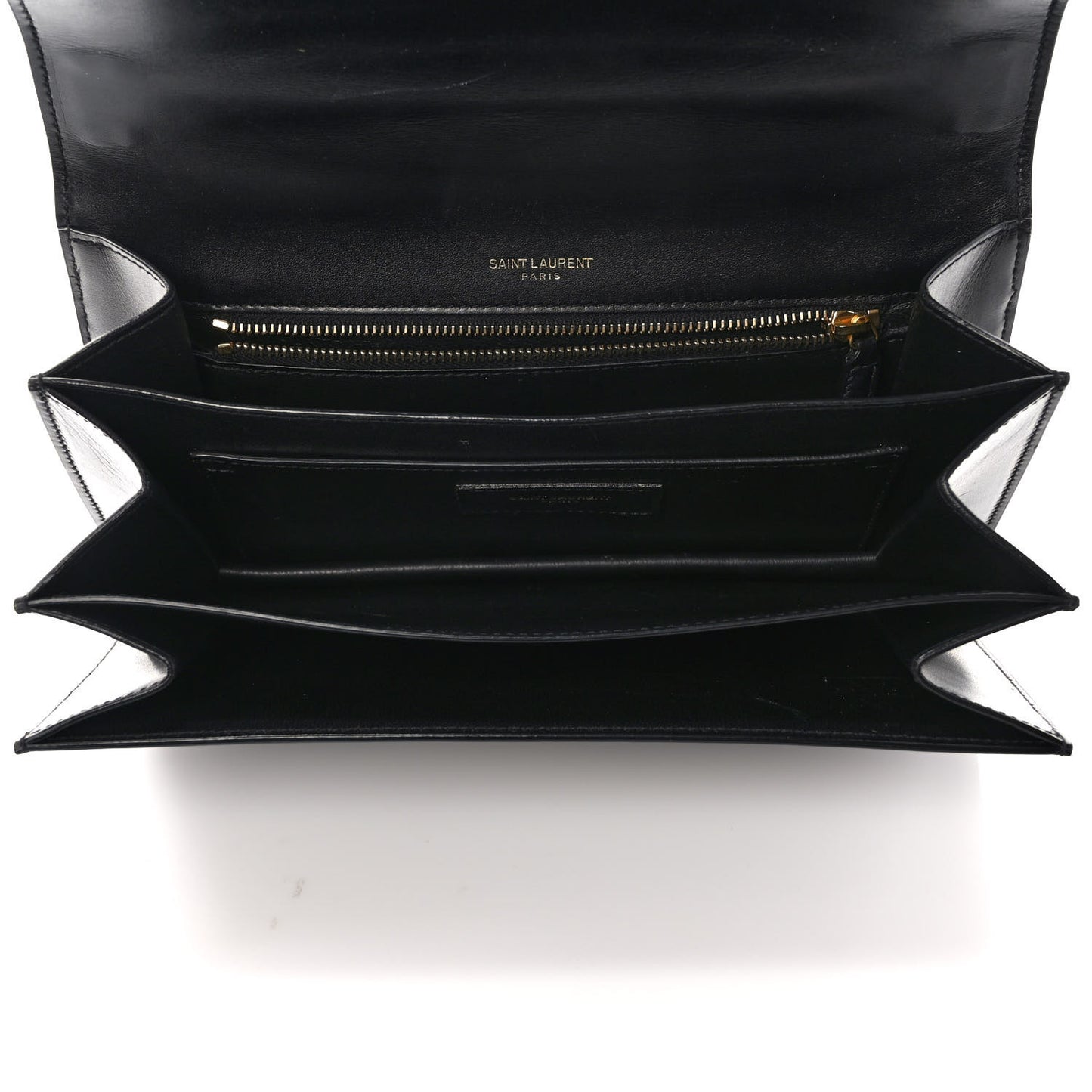 Smooth Calfskin Medium Domino Shoulder Bag Black