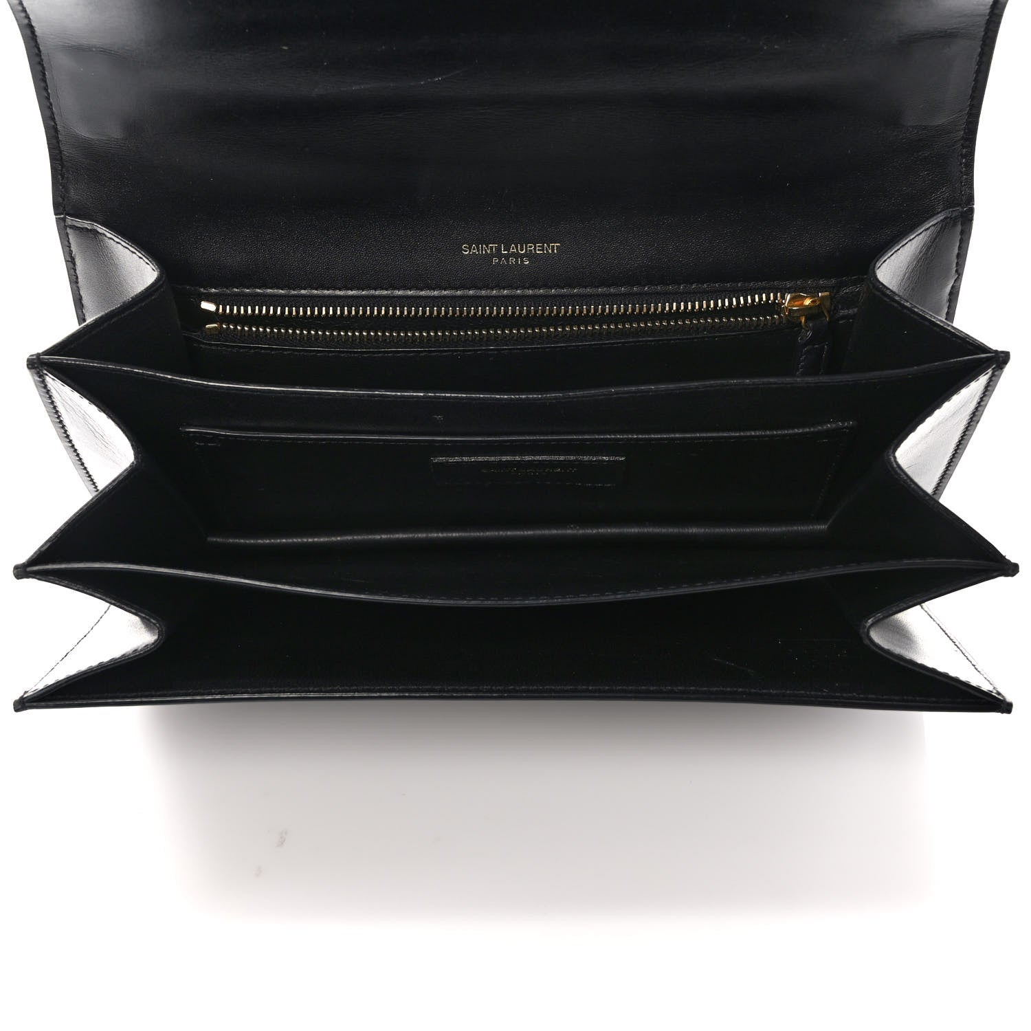 Saint Laurent Smooth Calfskin Medium Domino Shoulder Bag Black 5 of 8