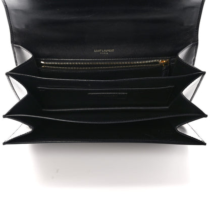 Saint Laurent Smooth Calfskin Medium Domino Shoulder Bag Black 5 of 8