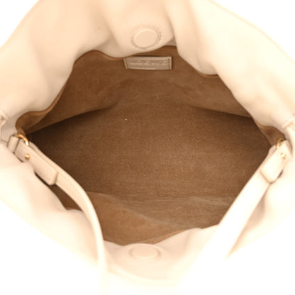 Loewe Calfskin Mini Flamenco Knot Clutch Angora 5 of 13