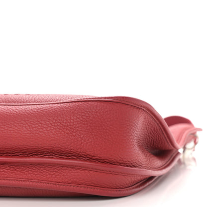 Hermes Taurillon Clemence Evelyne III GM Rubis 8 of 14