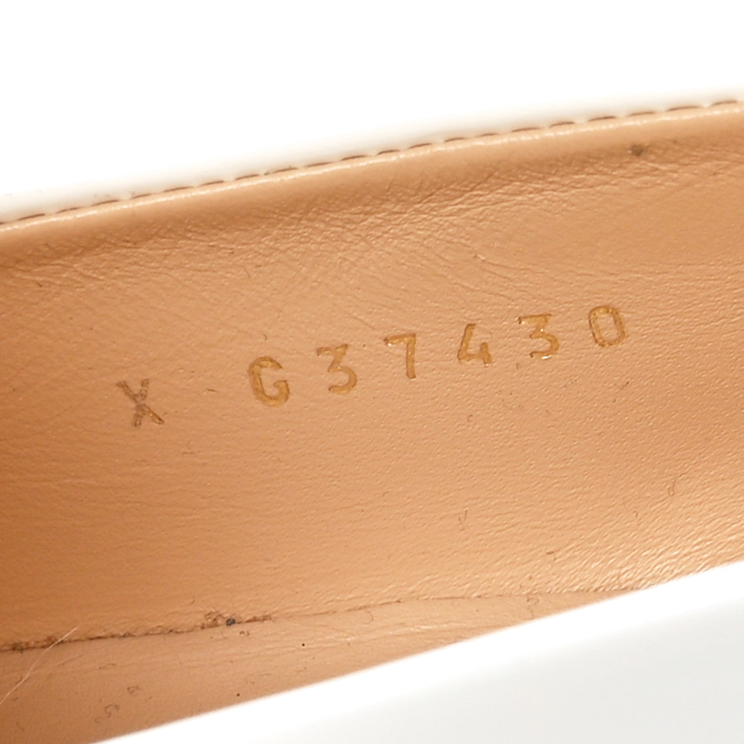 Chanel Shiny Calfskin Logo Loafers 38 White 8 of 8