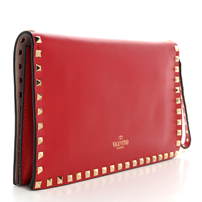 Valentino Garavani Nappa Rockstud Wristlet Clutch Rosso Valentino 3 of 9