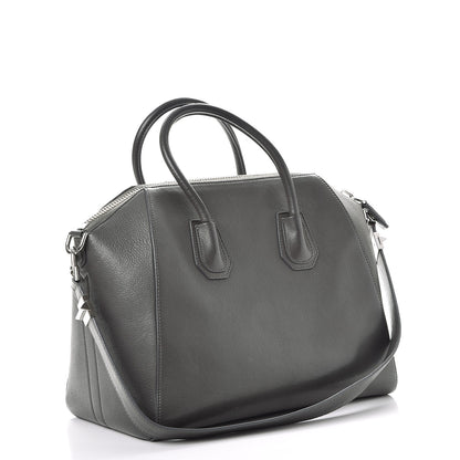 Givenchy Sugar Goatskin Medium Antigona Dark Grey 3 of 12