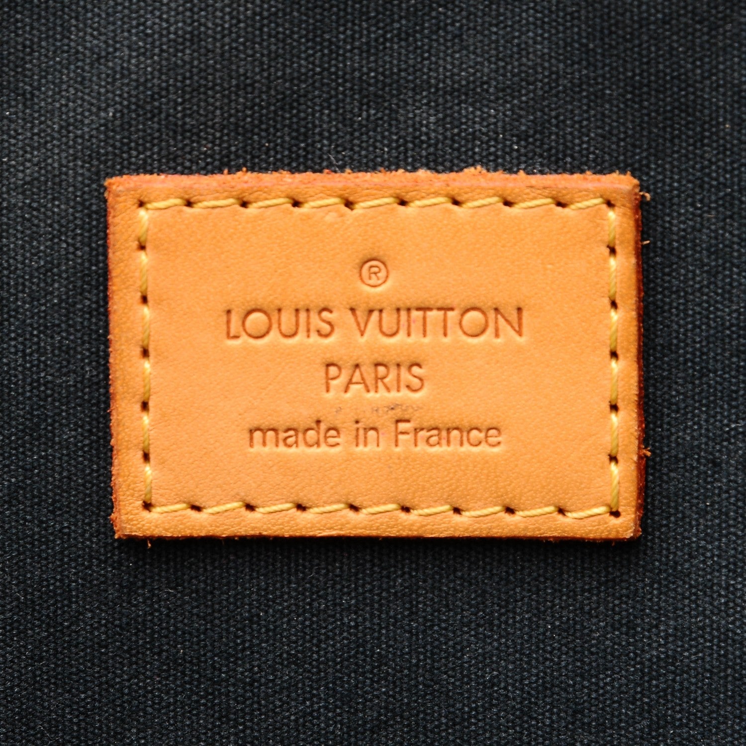 Louis Vuitton Vernis Alma GM Blue Nuit 6 of 7