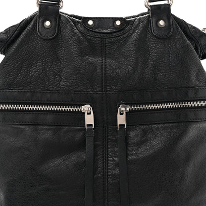 Balenciaga Agneau Classic Hardware Square Tote Black 8 of 17