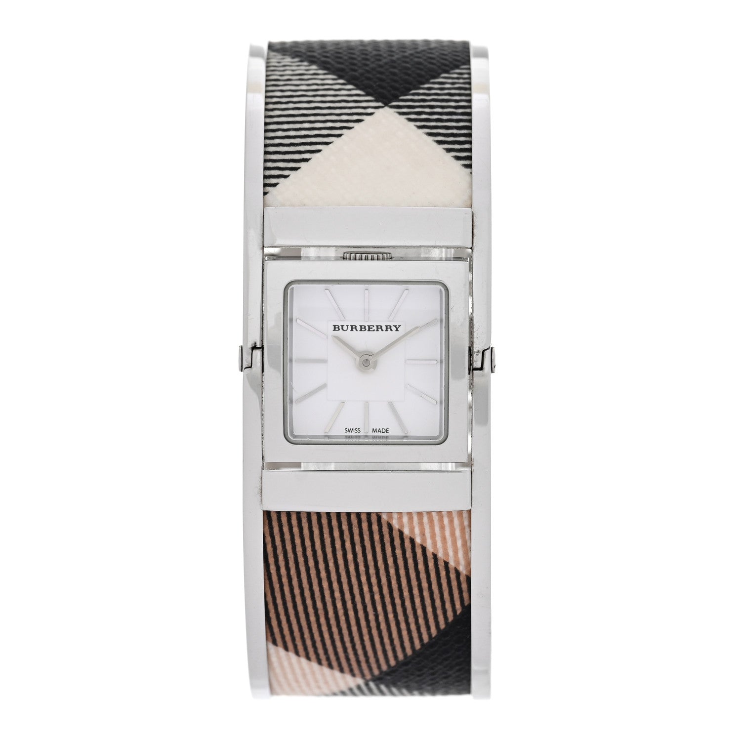 Burberry Stainless Steel Calfskin 23mm Classic Quartz Watch Silver BU4933 1 of 4