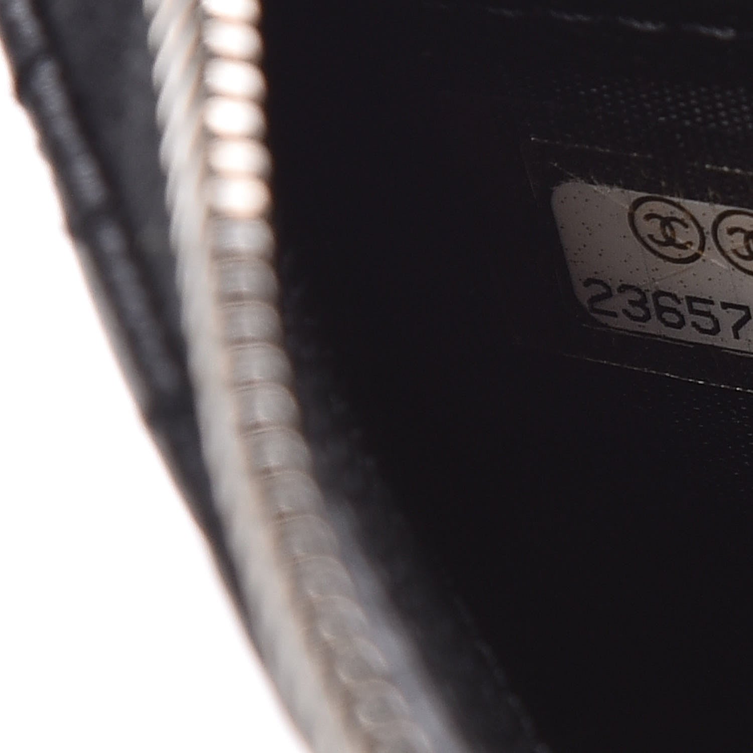 Chanel Caviar Camellia Embossed Large Gusset Zip Around Wallet 8 of 8