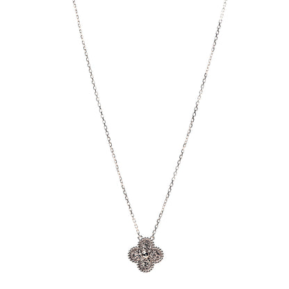 Van Cleef & Arpels 18K Rose Gold Vintage Alhambra Pendant Necklace 1 of 8