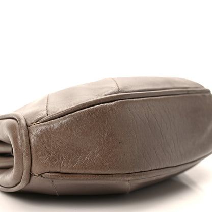Chanel Lambskin Diamond Quilted Kisslock Frame Bag Beige 7 of 11