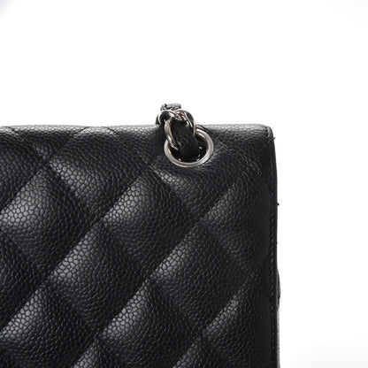 Chanel Caviar Quilted Jumbo Double Flap Black 10 of 11
