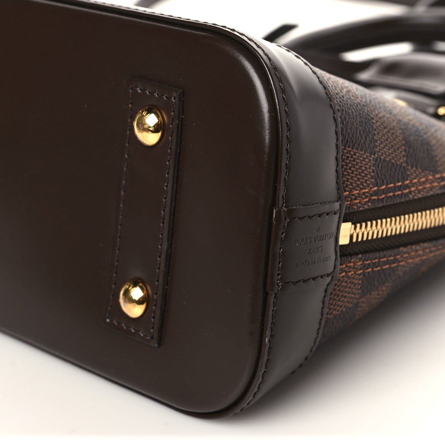 Louis Vuitton Damier Ebene Alma BB 8 of 9