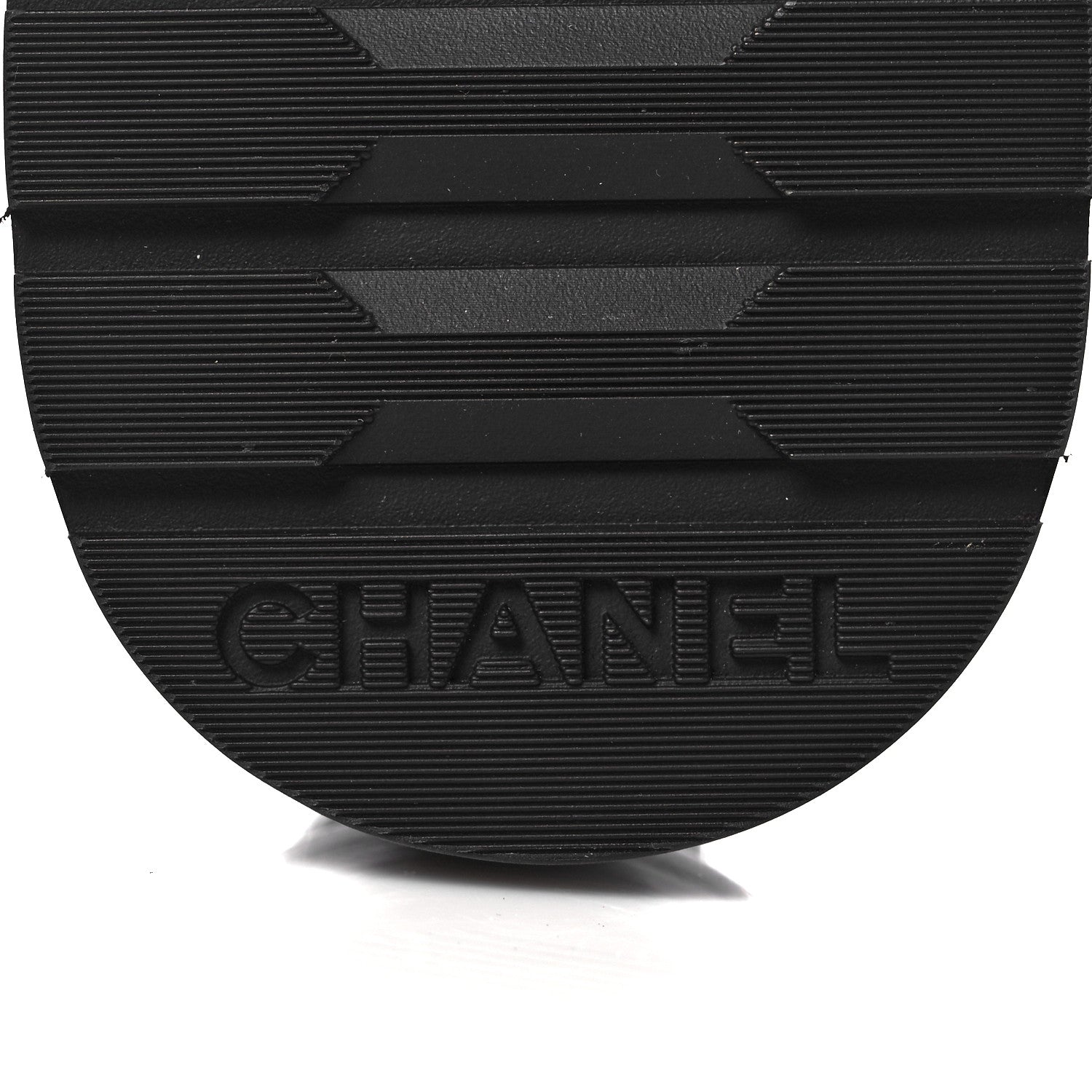 Chanel Shiny Calfskin Quilted Lace Up Combat Boots 38 Black 6 of 9