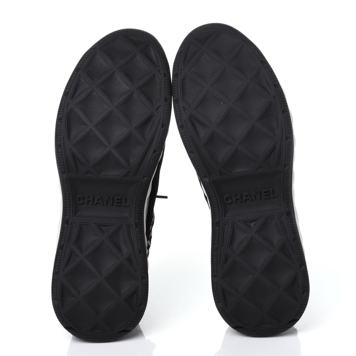 Suede Calfskin Embroidered CC Sneakers 39 Black