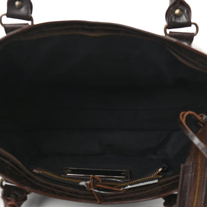 Balenciaga Chevre Classic Hardware City Chocolate 5 of 10