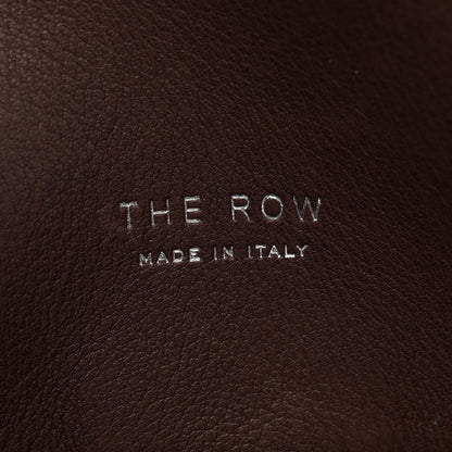 The Row Polished Saddle Calfskin Soft Margaux 12 Deep Brown 6 of 10