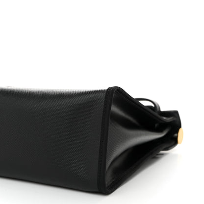 Hermes Toile H Berline Vache Hunter Herbag Zip PM 31 Black Ecru 11 of 12