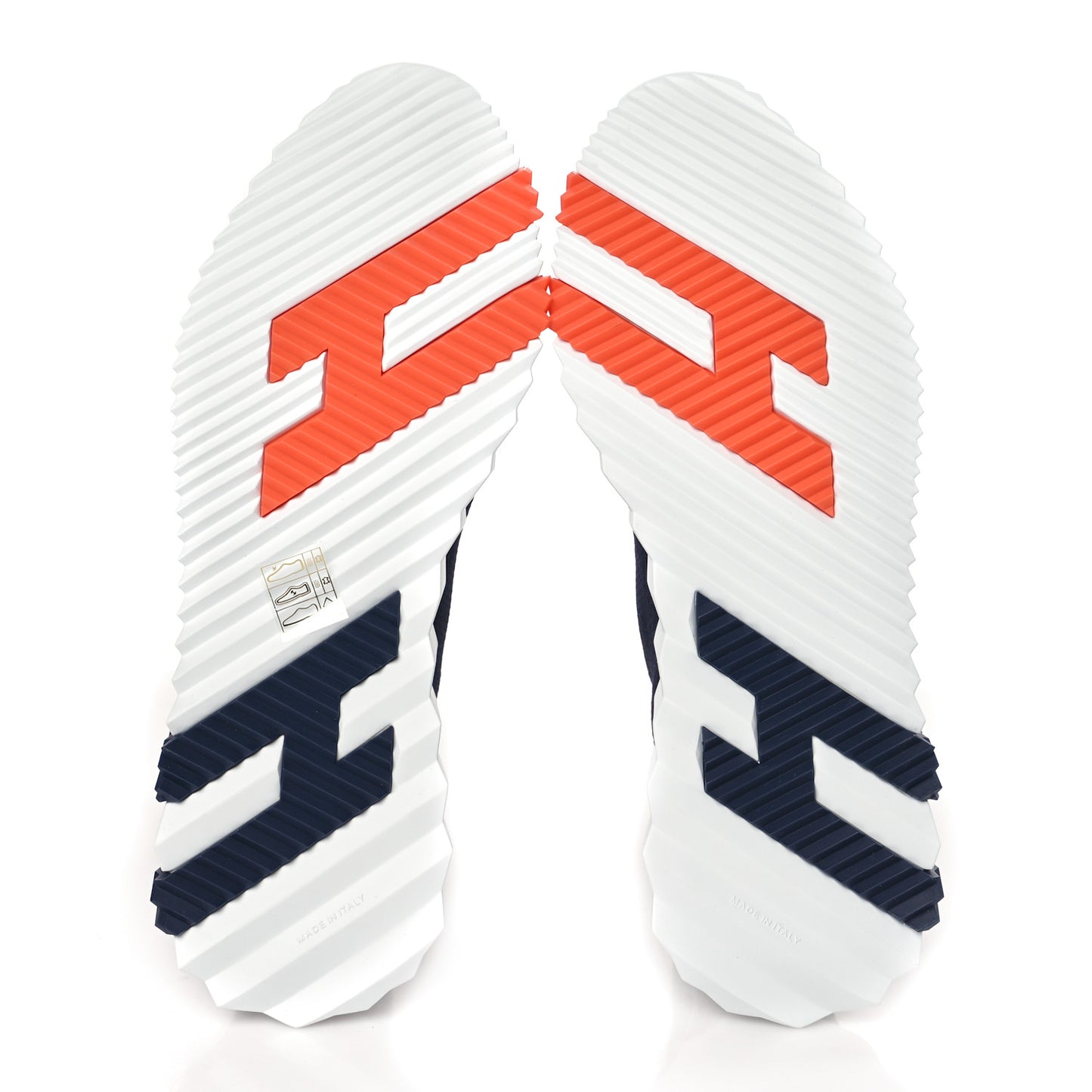 Technical Canvas Goatskin Fun Sneakers 39 Marine White