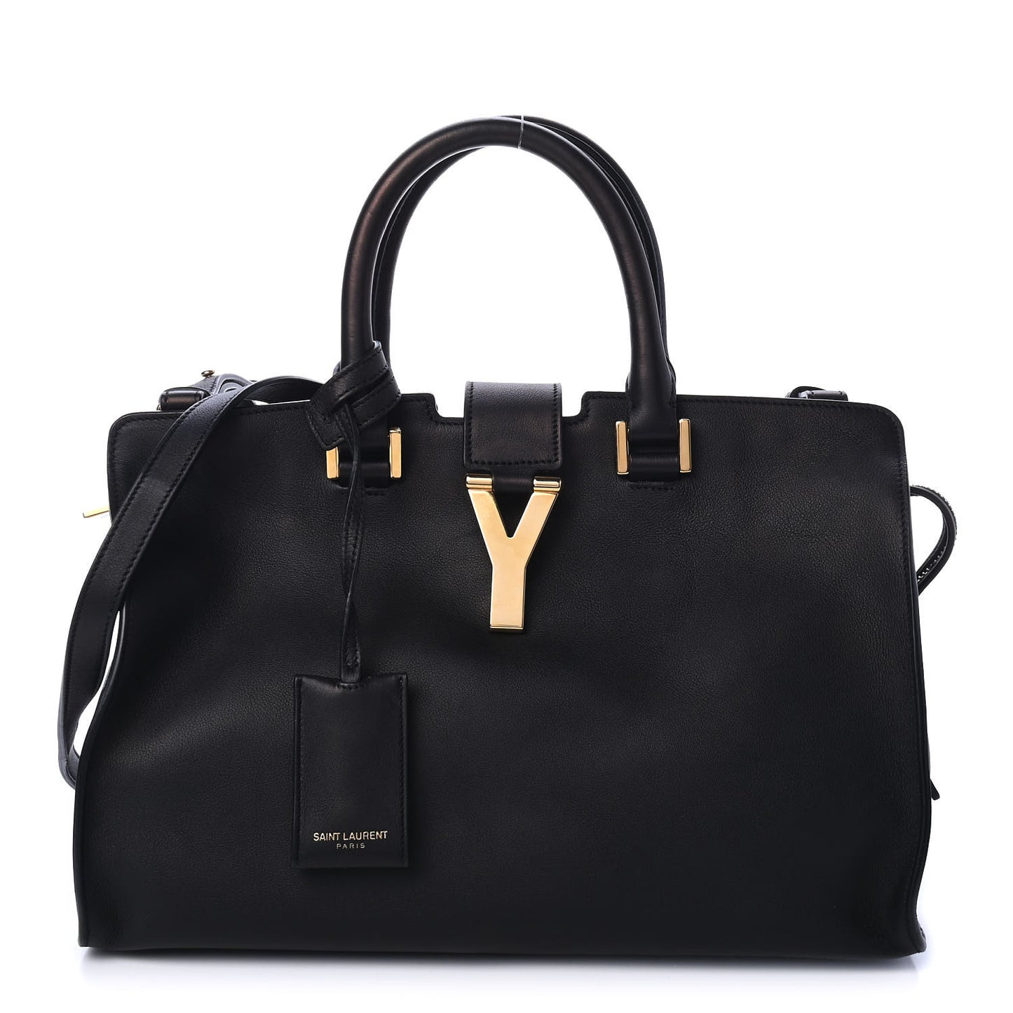Calfskin Small Classic Y Cabas Black