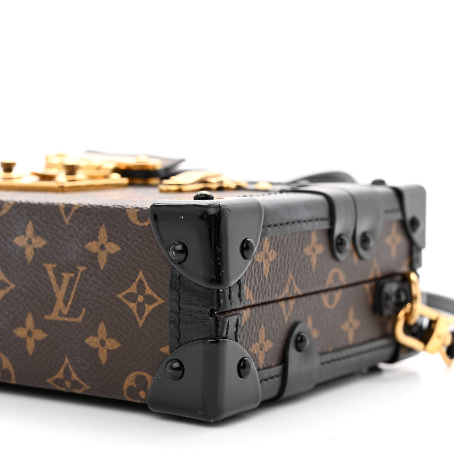 Louis Vuitton Monogram Petite Malle Black 10 of 11